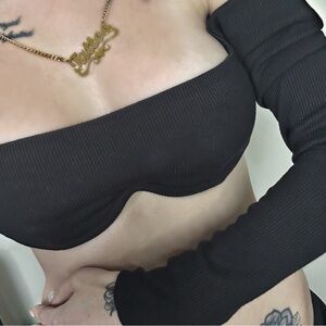 Y2K Tattoo Nameplate Chain Necklace